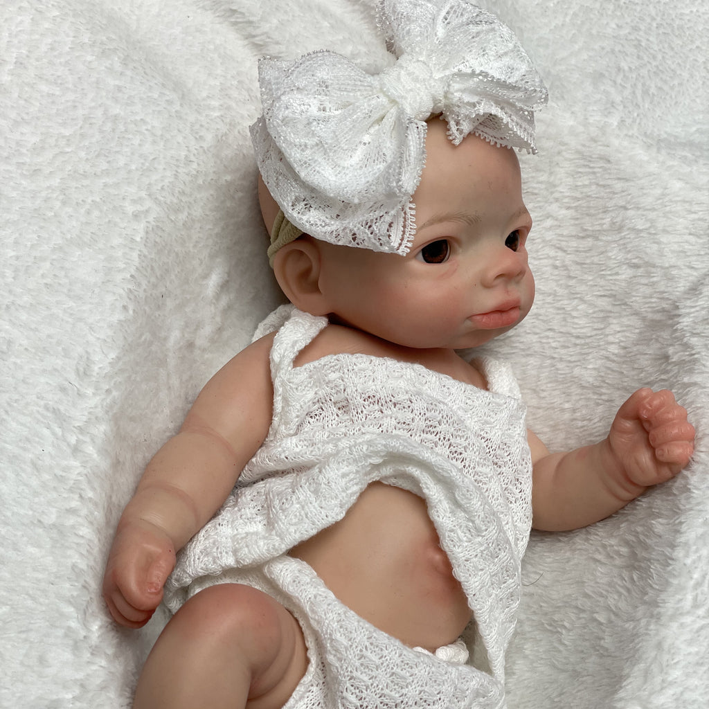 10 Inch Realistic Silicone Baby Doll Boy Full Body Lifelike Mini Reborn Baby for Kids