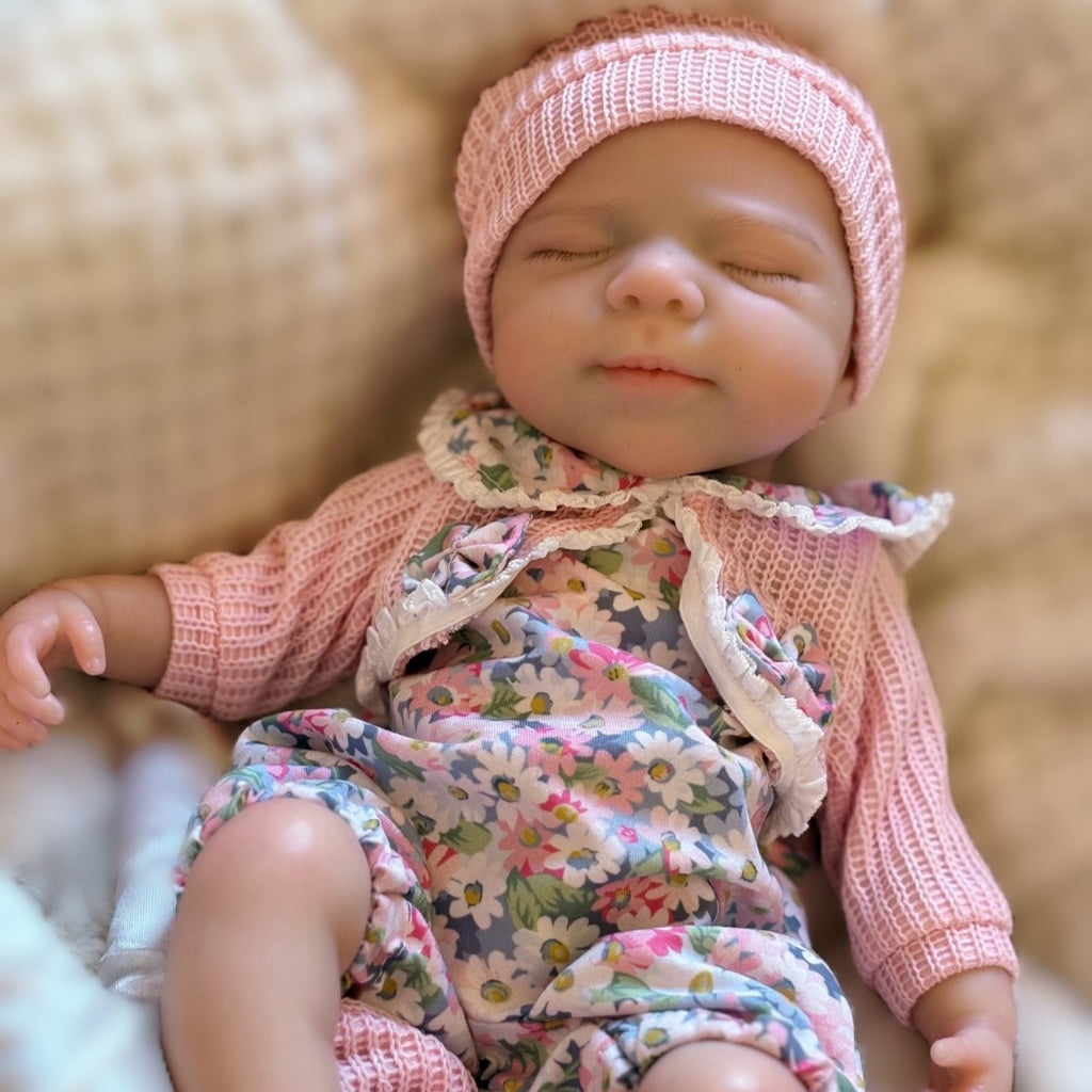 13 Inch Silicone Baby Doll Boy Real Life Lifelike Full Body Reborn Doll with Clothing Set