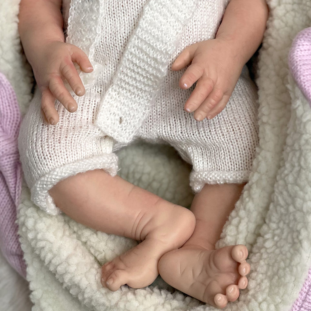 18 Inch Handmade Silicone Baby Doll Full Body Realistic Lifelike Reborn Baby for Children