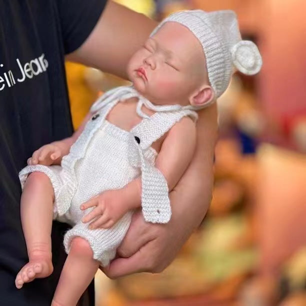 18 Inch Handmade Silicone Baby Doll Full Body Realistic Lifelike Reborn Baby for Children