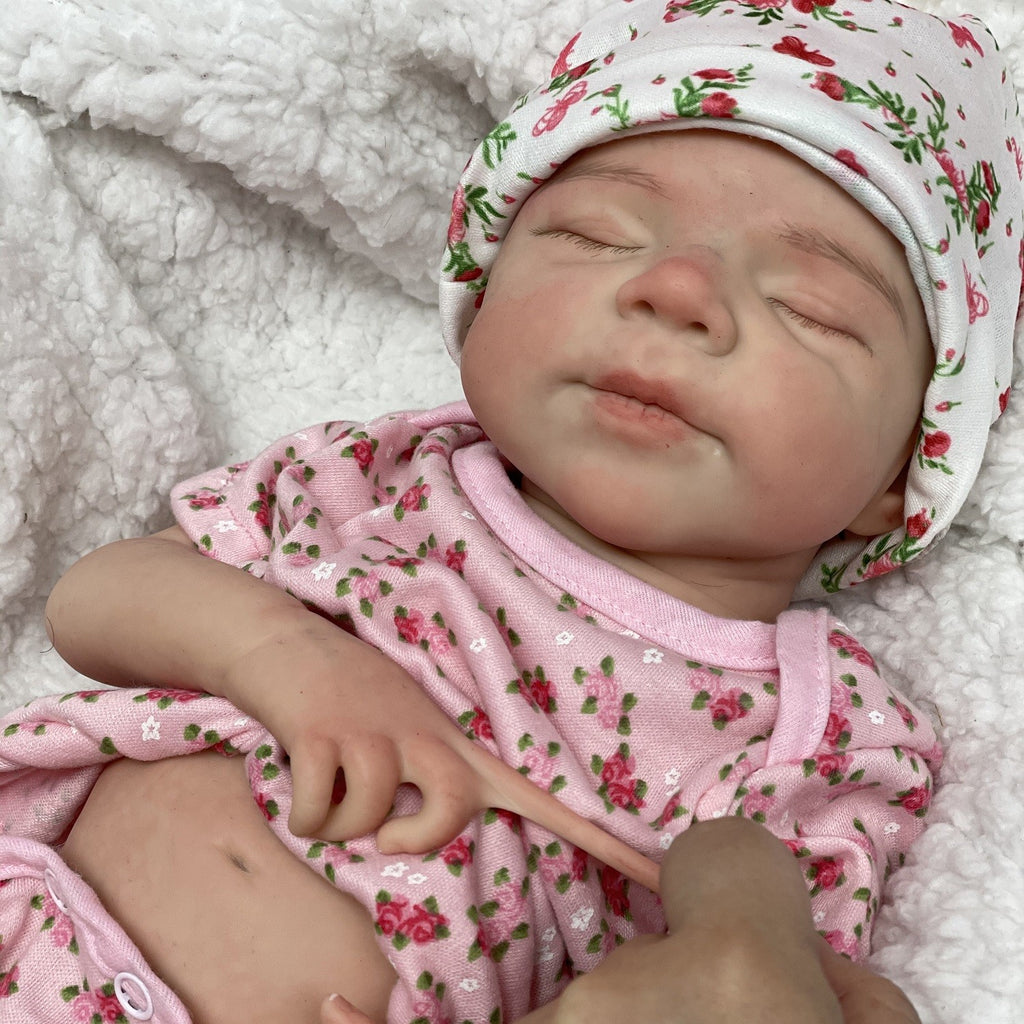 18 Inch Lifelike Silicone Reborn Baby Doll Handmade Realistic Full Body Baby for Kids