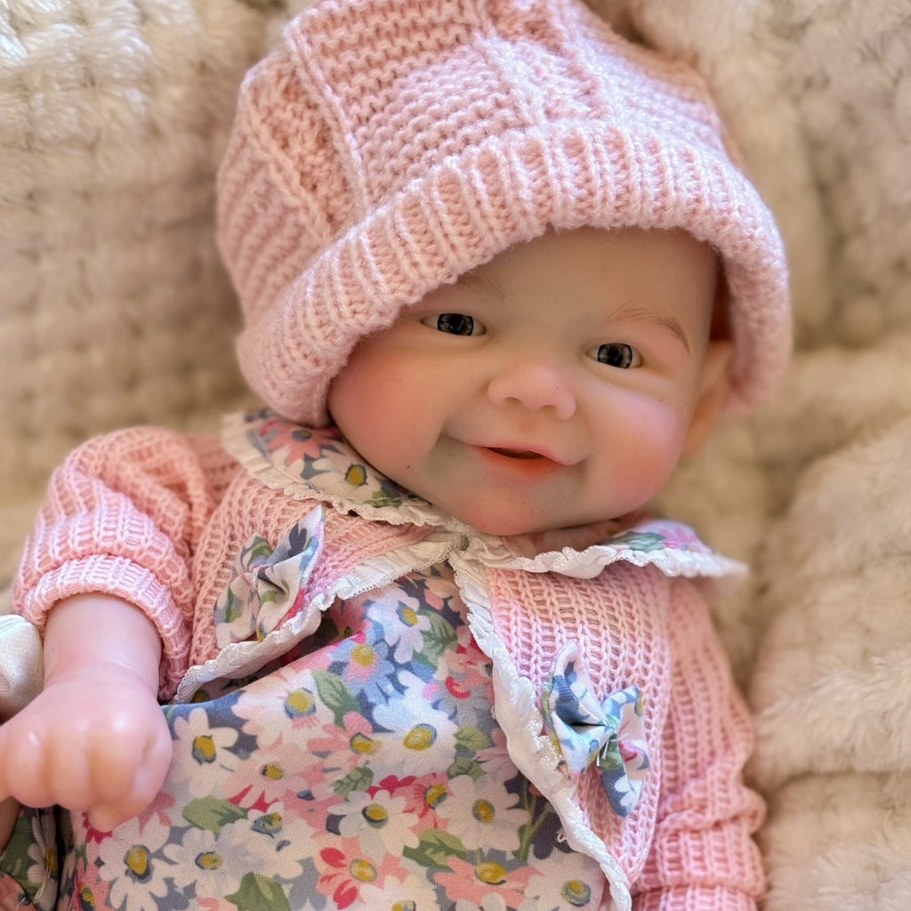 13 Inch Lifelike Silicone Baby Doll Boy Realistic Full Body Handmade Reborn Baby with Accessories