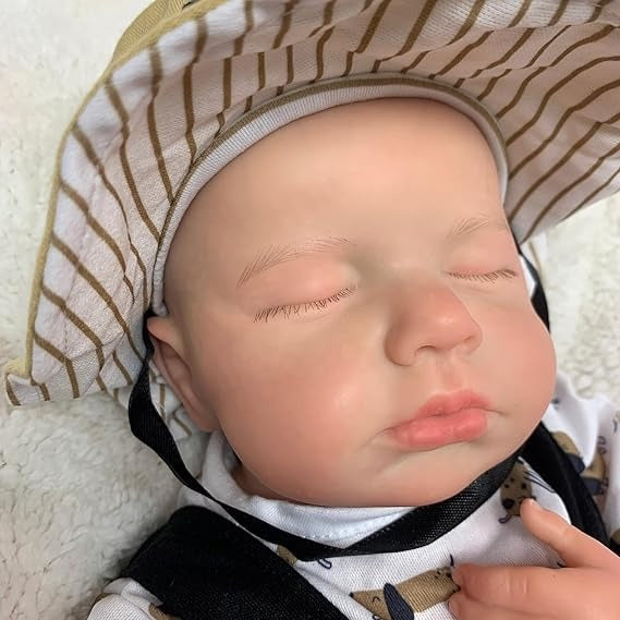 18 Inch Reborn Baby Doll Full Silicone Body Realistic Handmade Silicone Baby Doll