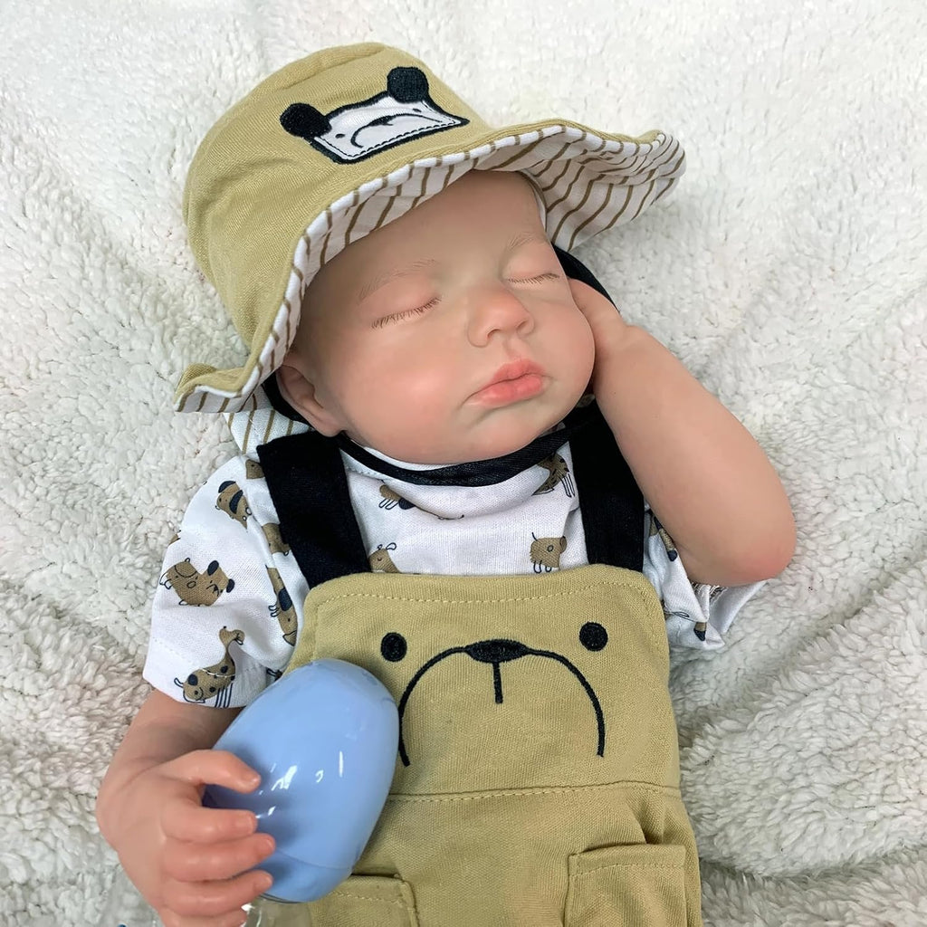 18 Inch Reborn Baby Doll Full Silicone Body Realistic Handmade Silicone Baby Doll